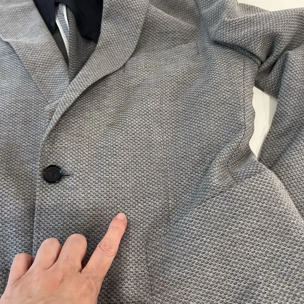 Rodd & Gunn Glovers Sports Fit Jacket Blazer Gray Large Wool
